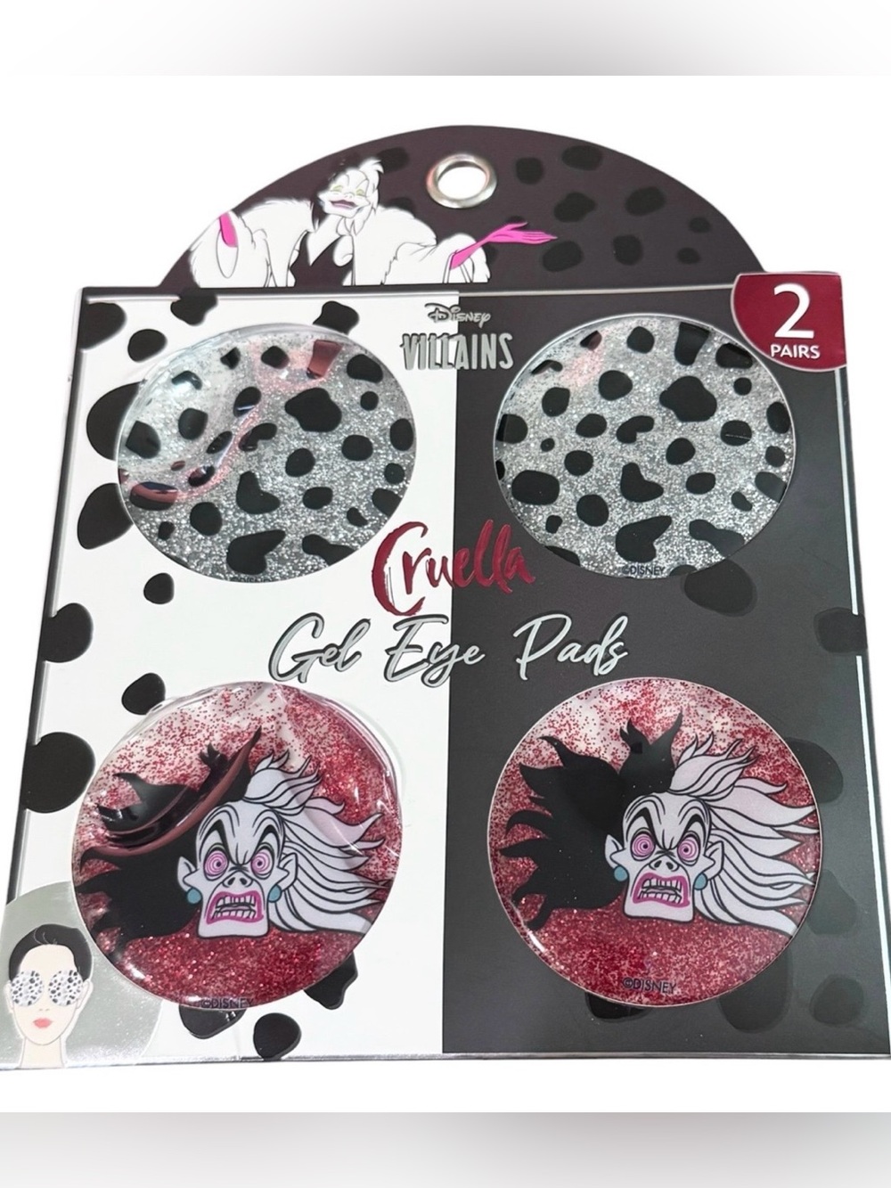 Disney Cruella gel eye pads NWT